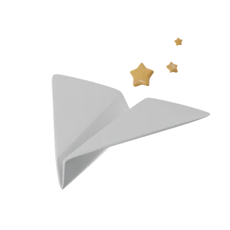 Paper Plane  3D Icon