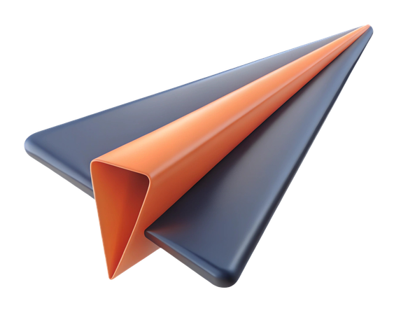 Paper Plane  3D Icon