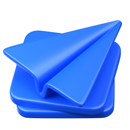 Paper plane  3D Icon