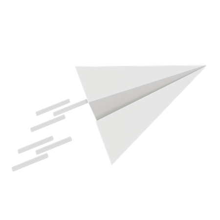 Paper Plane  3D Icon