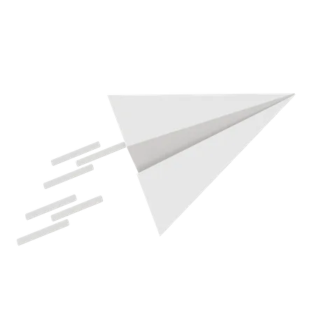 Paper Plane  3D Icon