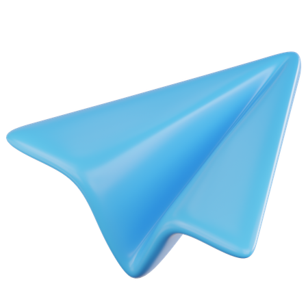 Paper Plane  3D Icon