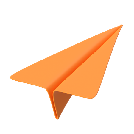 Paper Plane  3D Icon