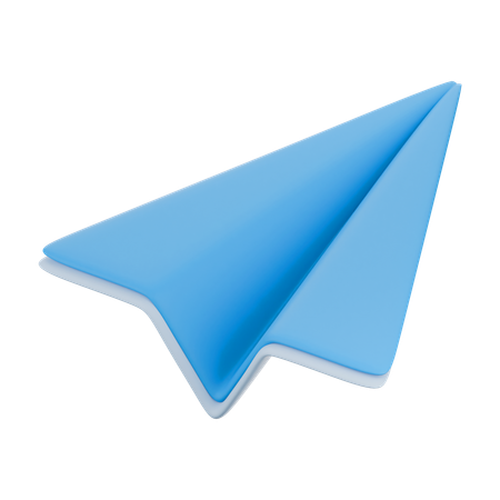 Paper Plane  3D Icon