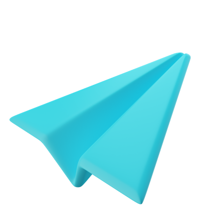 Paper Plane  3D Icon