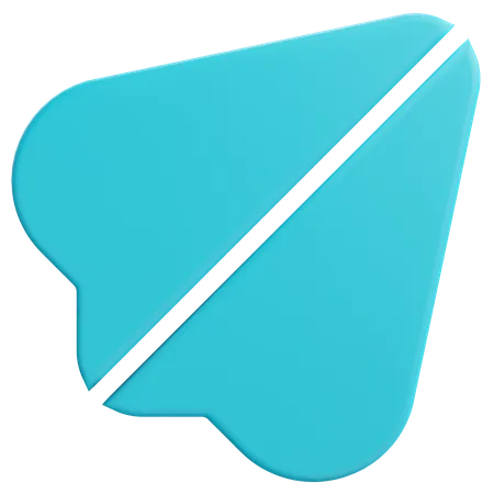 Paper Plane  3D Icon