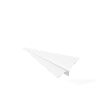 Paper Plane  3D Icon