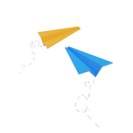 Paper Plane  3D Icon