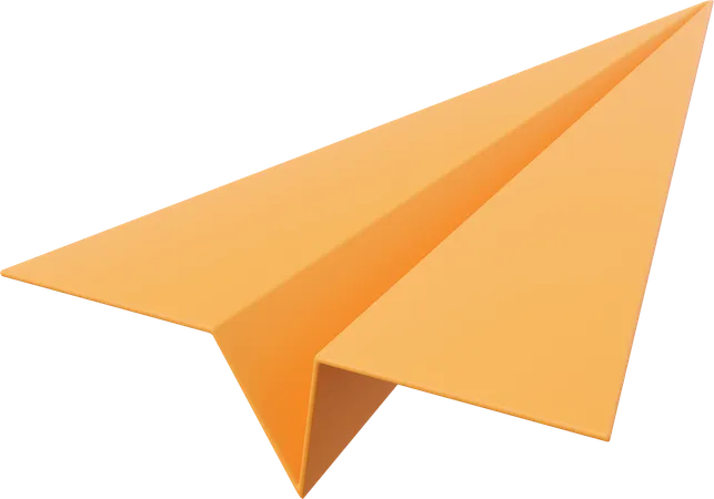 Paper plane  3D Icon