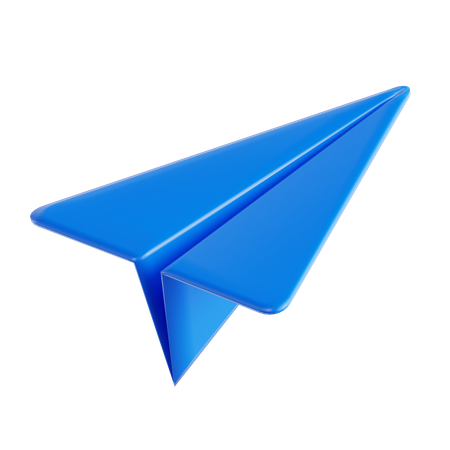Paper Plane  3D Icon