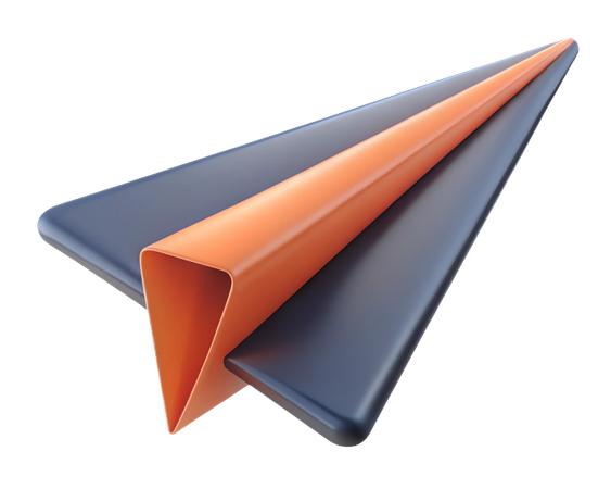 Paper Plane  3D Icon