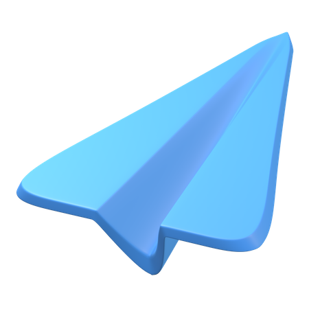 Paper Plane  3D Icon