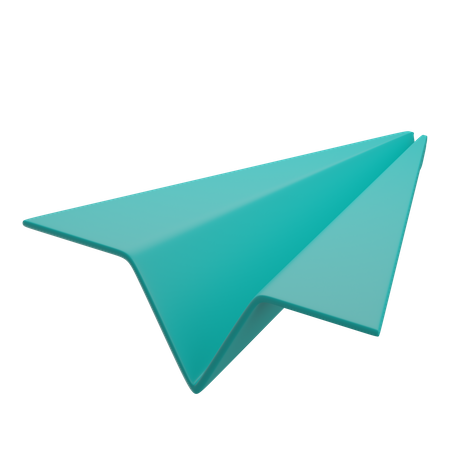 Paper Plane  3D Icon