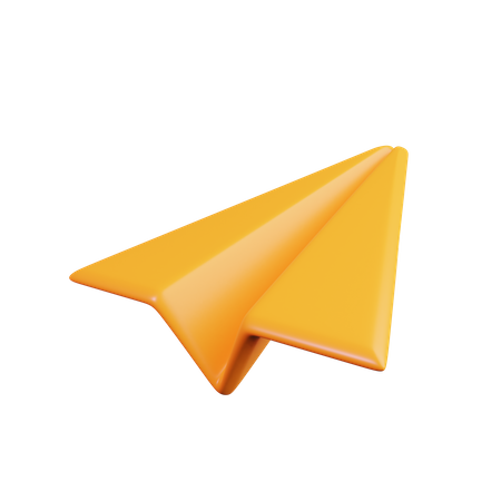 Paper plane  3D Icon