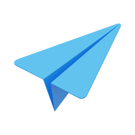 Paper Plane  3D Icon