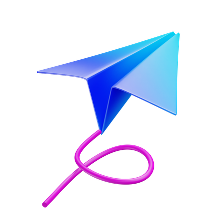 Paper Plane  3D Icon