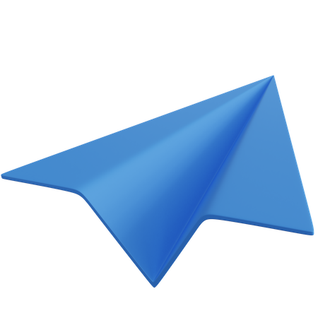 Paper Plane  3D Icon