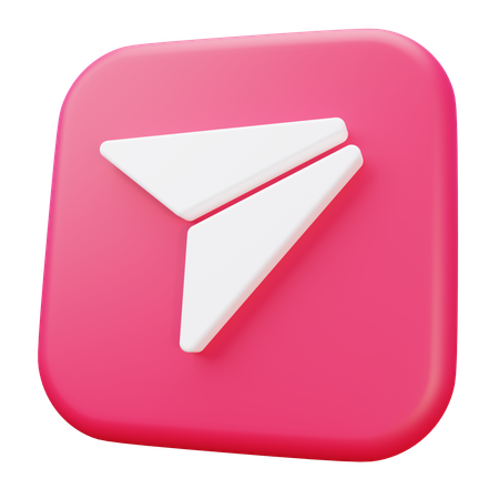 Paper Plane  3D Icon