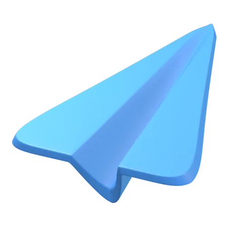 Paper Plane  3D Illustration