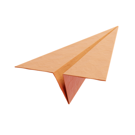 Paper Plane  3D Logo