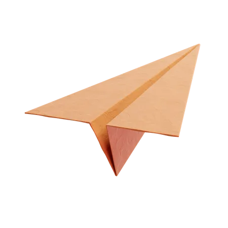 Paper Plane  3D Logo