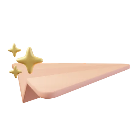 Paper Plane 3D Icon