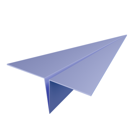 Paper Plane 3D Icon