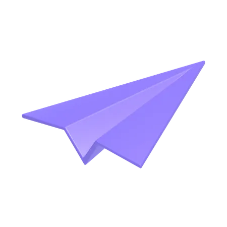 Paper plane  3D Icon