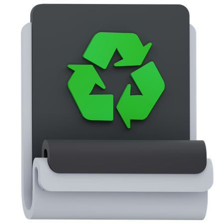 Paper Recycle  3D Icon