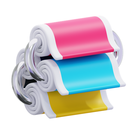 Paper Roll  3D Icon