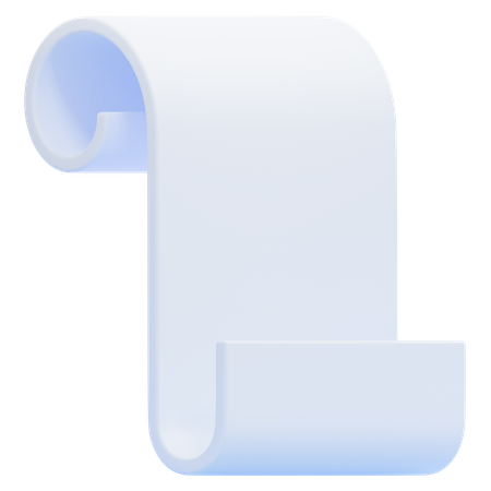 Paper Roll  3D Icon