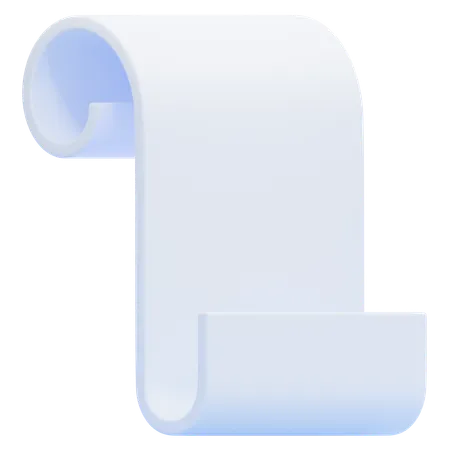 Paper Roll  3D Icon