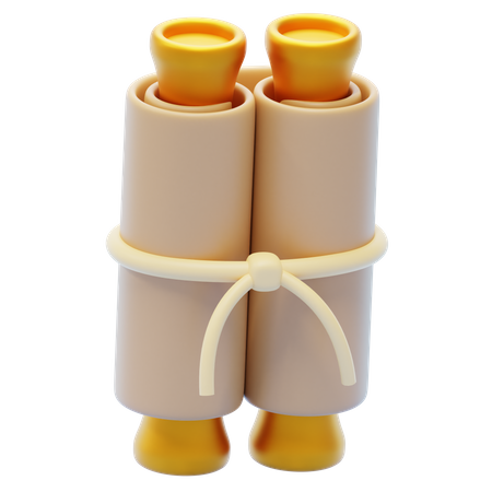 PAPER SCROLL 3D Icon