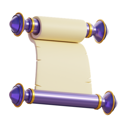 Paper Scroll  3D Icon