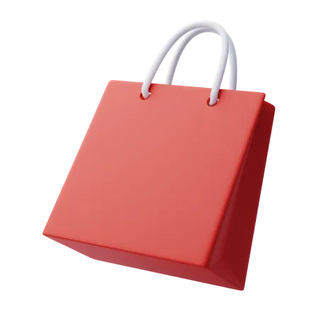 Paper Shopping Bag  3D Icon