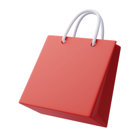 Paper Shopping Bag  3D Icon