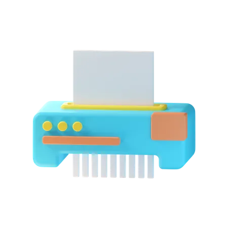 Paper Shredder  3D Icon