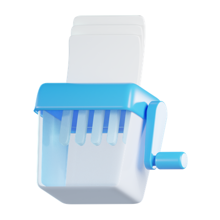 Paper Shredder  3D Icon