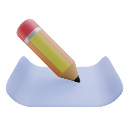 Paper Sketch  3D Icon