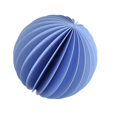 Paper Sphere  3D Icon