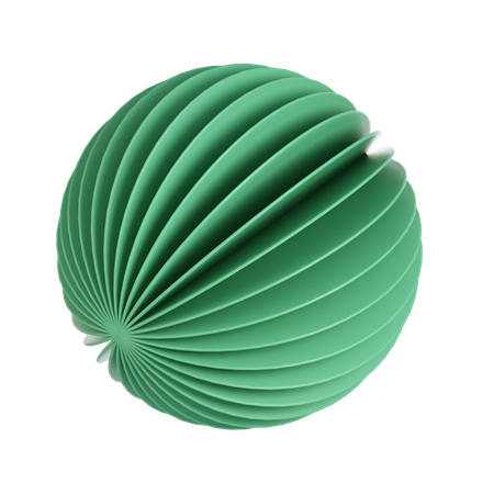 Paper Sphere  3D Icon