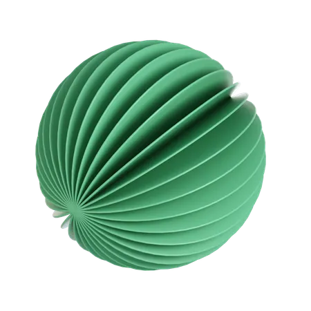 Paper Sphere  3D Icon