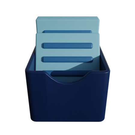 Paper Storage  3D Icon