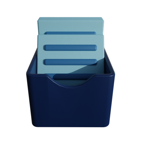 Paper Storage  3D Icon
