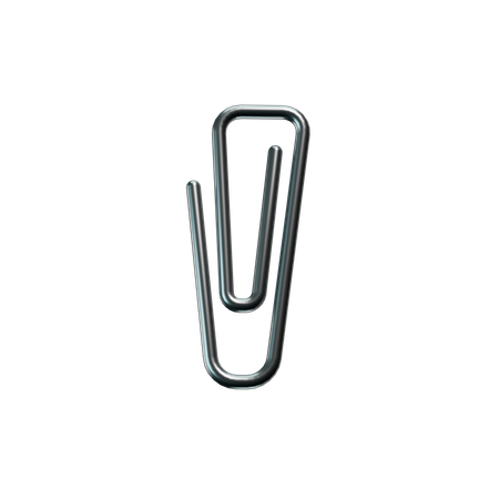 Paperclip  3D Icon