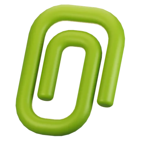 Paperclip  3D Icon