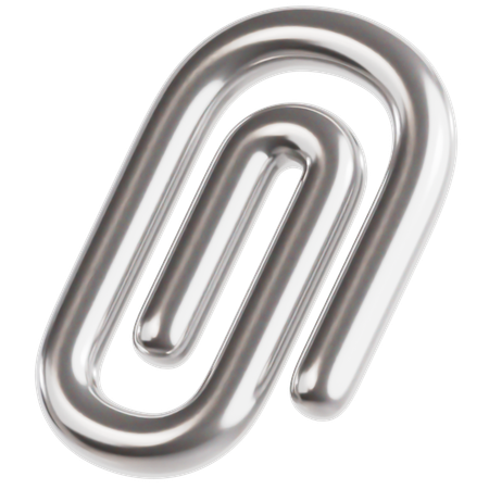 Paperclip  3D Icon