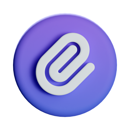 Paperclip  3D Icon