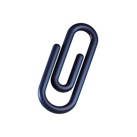 Paperclip  3D Icon