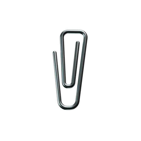 Paperclip  3D Icon